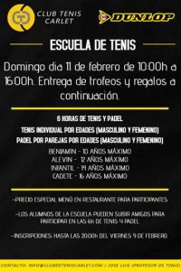 Escola de tenis 2018